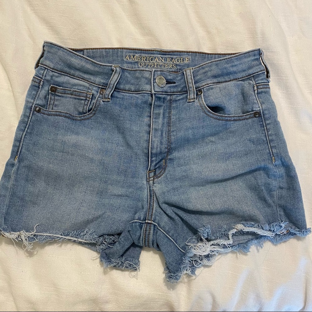 american eagle denim shorts